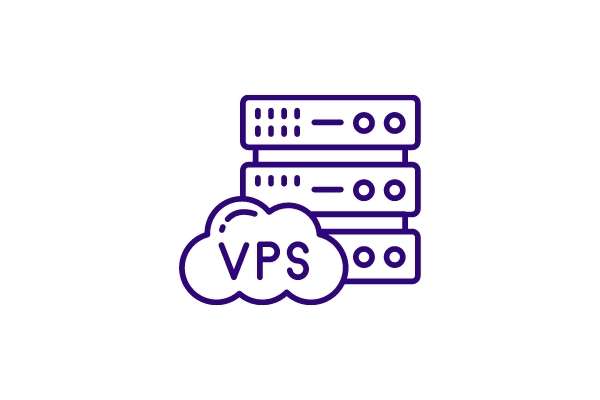 صور لتوضيح استضافة الخوادم الافتراضية الخاصة VPS Hosting والتي تعتبر أحد أنواع الاستضافات الخاصة بالمواقع